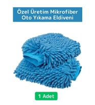 Premium Yumuşak Esnek Mikrofiber Oto Araç İç Dış Elektronik Otomobil Yıkama Temizleme Eldiveni 1Adet