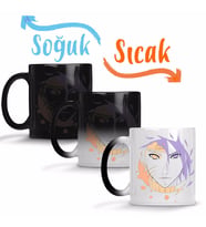 Naruto Sasuke Sihirli Kupa Bardak Porselen
