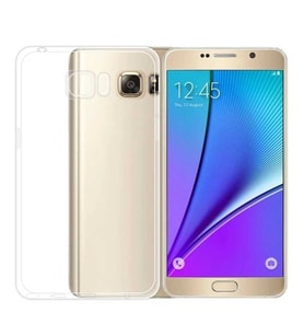 Samsung Galaxy Note 5 Uyumlu Kılıf Zore Kamera Korumalı Süper Silikon Kapak (Renksiz)