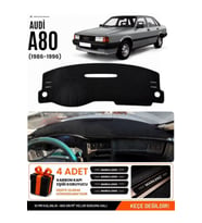 e-biz AUDI 80 (1986-1996) Uyumlu Torpido Koruma, Torpido Örtüsü, Torpido Kılıfı - Siyah - AU001