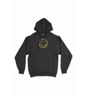Nirvana Logolu Siyah Sweatshirt Hoodie