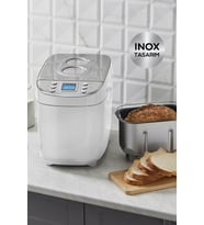 Bake XL Yoğurma, Reçel, Yoğurt, Ekmek Yapma Makinesi Beyaz, 1500 G, 45 Farklı Tarifli Kitapçık