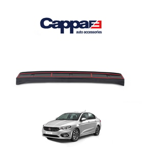 CAPPAFE Fiat Egea Arka Tampon Eşiği Koruma Akrilik (ABS) 2015-›
