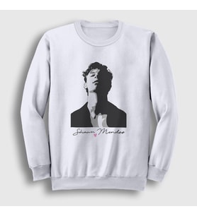 Presmono Unisex Beyaz Shawn Mendes Sweatshirt 231447tt