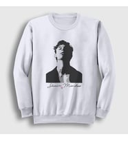 Presmono Unisex Beyaz Shawn Mendes Sweatshirt 231447tt