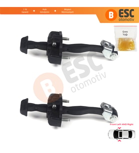 Ford Focus MK3 C346 DYB 2010-2017  BM51A23500AA 1714637 İçin 2 EA Ön Sağ ve Sol Kapı Gergi Yayı