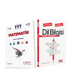 Limit Yayınları TYT Matematik ve AKM Dil Bilgisi Soru Bankası Seti 2 Kitap