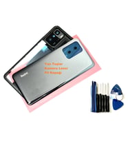 Tkgz Xiaomi Redmi NOTE 10 PRO (5G) KASA Arka Pil Batarya Kapağı (TAMİR SETİ) SİYAH