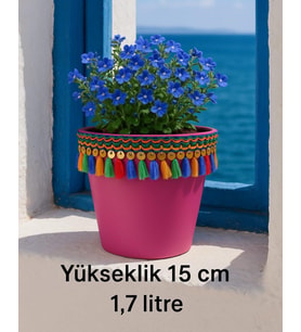 MCG NF DEKOR saksı 1.7 litre