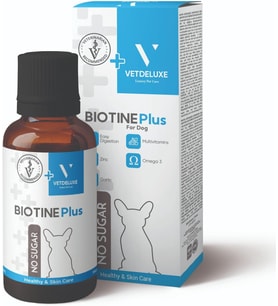 Plus +B Köpekler İçin Tüy Dökülmesi Engelleyici, Çinko Vitamin İçerikli Biotine Tüy Sağlığı Damlası 100 ml