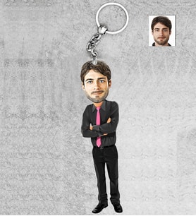 Kişiye Özel Erkek Ahşap Anahtarlık-6