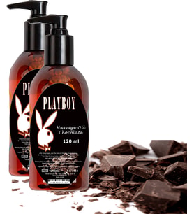 Chocolate Massage Oil 2 Adet Çikolata Aromalı Vücut Yağı