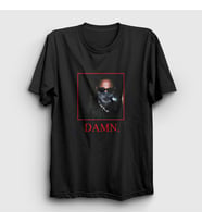 Presmono Unisex Siyah Damn Kendrick Lamar T-Shirt 446987tt