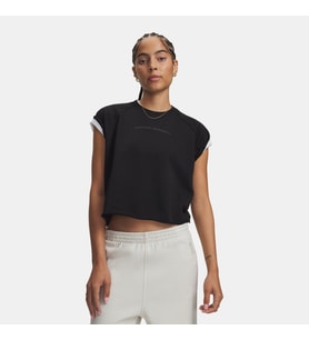 Under Armour Icon Wm Cut Off Ss Siyah Kadın T-Shirt 6013538-008
