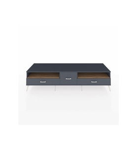 Kronos TV Ünitesi 2 Raflı 3 Çekmeceli  220x59x51 Antrasit-Çam/Antrasit