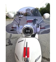 MOTOCAM Küba Master MT 50 Ön Cam 2021-2026 Model 45cm Füme Renkli Elcikli APARATSIZ