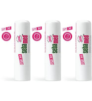 Sebamed Dudak Koruyucu Bakım Kremi Stick 30 SPF 4.8GR (Çatlamış ve Hassas Nemlendiricili) (3 Lü Set)