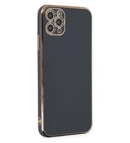 iPhone 11 Pro Max Kılıf Volet Silikon - Siyah