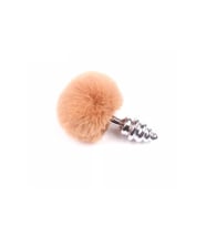 Tail Brown Boğumlu Metal  Plug
