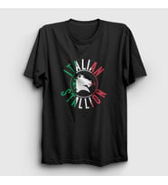 Presmono Unisex Siyah italian Stallion Film Rocky T-Shirt 249663tt