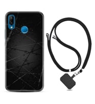 Huawei P20 Lite Mate 10 20 Lite Pro P40 Lite KılıfBoyun Askılı Silikon Dikenli Tel 1779
