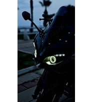 Bajaj Pulsar RS200 2015 -2024 Model Uyumlu Angel Neon LED Halka Tak Çalıştır BEYAZ RENK