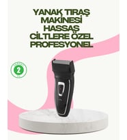 Darbelere Dayanıklı Kablosuz Erkek Tıraş Aleti