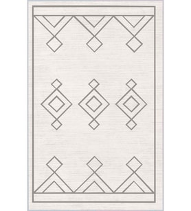 Eliana Home Baskılı, Yıkanabilir Kaymaz Taban Salon Halısı LNA1060 100x150 cm (Bej)