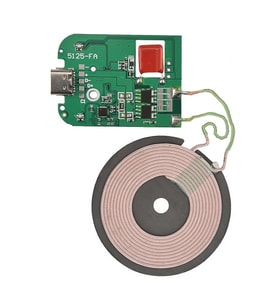 Kablosuz Şarj Modülü Type C 15W Qi 9V 1.5A Mobil Akıllı Telefon Oyuncak Pil Şarj Transmiter