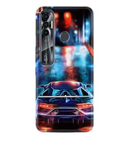 Tecno Spark 6 6 Go 8C 8 Pro 7 7 Spark 9 Pro Kılıf Desemli Silikon Neon Cars 1724