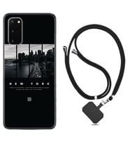 Samsung A02S A03S A10 A12 A13 A21S A22 Kılıf Boyun Askılı Silikon New York 1612