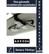 Dayanıklı Araç İçi Tüm Güneşlikler İçin Hasar Önleyici Kart Ehliyet Ruhsat Gözlük Tutacağı Klips