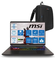 Msı Vector 16 Intel Core Ultra 7 255HX 80GB 4tb SSD RTX5070TI 12GB Tdp 140W Gddr7 Windows 11 Home 16" Fhd+ 144Hz Taşınabilir Bilgisayar A2XWHG091XTRH34 + Zetta Çanta