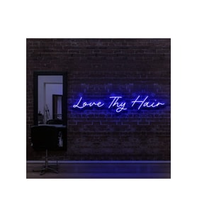 Love Thy Hair Yazılı Neon Tabela