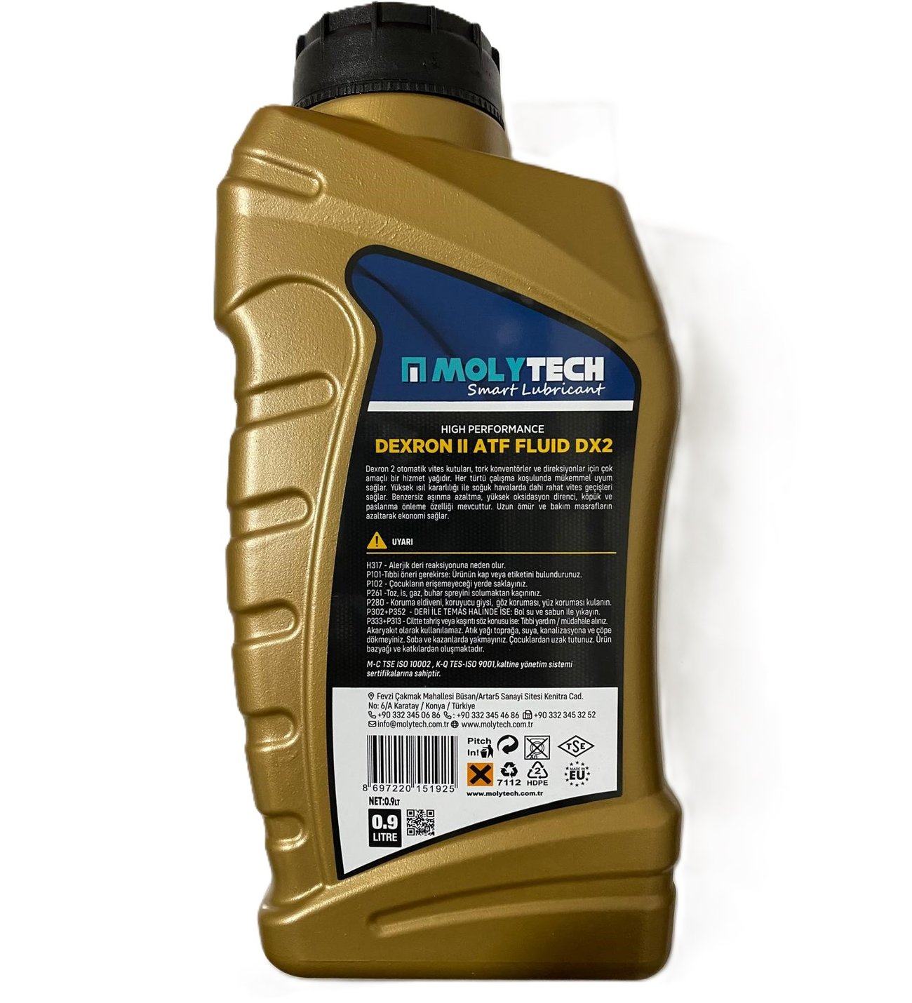 Molytech Atf Fluıd DX2 Dexron II direksiyon & otomatik şanzıman