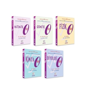 Karekök Yayınları Matematik Sıfır Serisi Set Geometri Fizik Kimya Biyoloji (Çok Renkli)