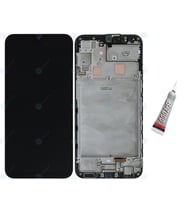 SAMSUNG A24,A245 İNCELL Ekran Dokunmatik Çıtalı (SİYAH) B7000 YAPIŞTIRICI