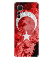 Xiaomi 12 Lite Kılıf Resimli Desenli Baskılı Silikon Şanlı Türk Bayrağı 3 1395