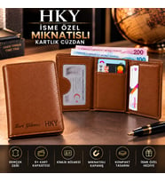 Hky Hakiki Deri Mıknatıslı Erkek Cüzdan