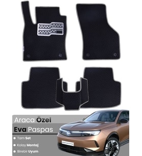 Opel Grandland (2025) Uyumlu EVA Paspas Tam Set – Birebir Uyum,Su Geçirmez,Hızlı ve Kolay Montaj
