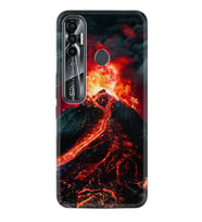 Tecno Spark 6 6 Go 8C 8 Pro 7 7 Spark 9 Pro Kılıf Desemli Silikon Yanardağ 1611