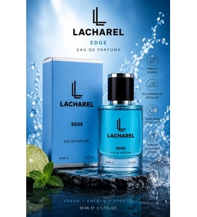 LACHAREL Edge Eau De Parfum 50 ML Enerjik Ferah ve Sportif Parfüm