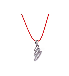 925 Ayar Gümüş Üçlü Işıltılı Hare Tasarım Kadın Choker Kolye