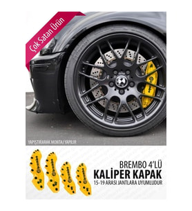 Brembo Kaliper Kapak Sarı 4 Adet