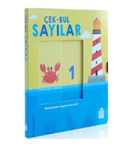 Çek-Bul Sayılar Hareketli Kitaplar (Sıvama Cilt)