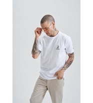 Blues Eyes Erkek Taş T-Shirt (Beyaz)