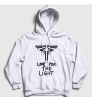 Presmono Unisex Beyaz Look For The Light The Last Of Us Kapüşonlu Sweatshirt 522920tt (Beyaz)