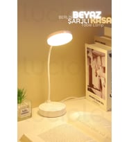 Şerit LED CT-8440 Berlin Şarjlı Dokunmatik Dimmerli 3 Renk LED Masa Lambası - Beyaz