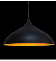 RİOLİGHT RETRO SİYAH İÇİ ALTIN TEKLİ METAL SARKIT