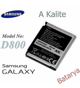 Samsung  UyumluBatarya D800 Uyumlu A Kalite Batarya